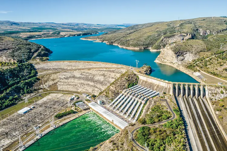 Hidrelétrica de Furnas: central faz parte da Eletrobras. (Jonne Roriz/Getty Images)