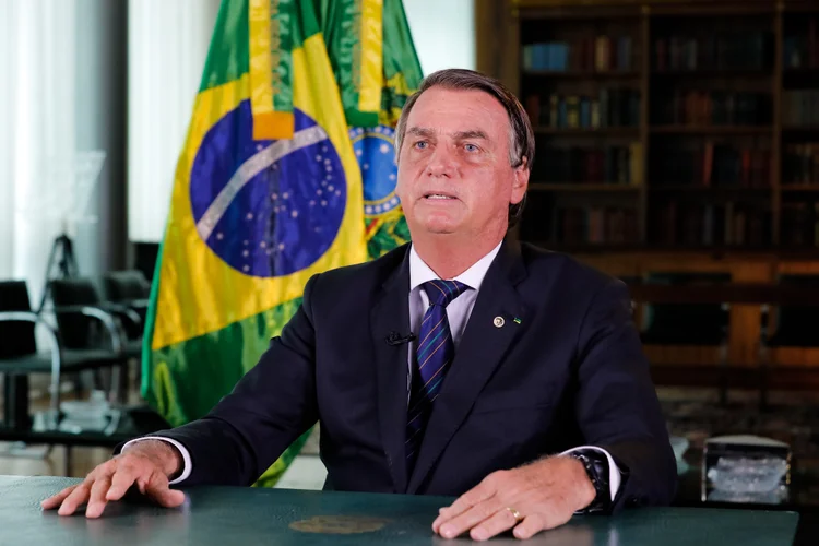 Pronunciamento do Presidente da República Jair Bolsonaro, gravado dia 27/12/2021. (Isac Nóbrega/PR/Flickr)