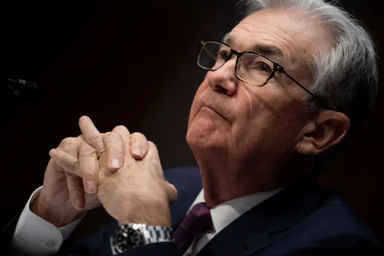 O presidente do Federal Reserve, o Fed, Jerome Powell | Foto: Brendan Smialowski/Pool via Reuters (Brendan Smialowski/Reuters)