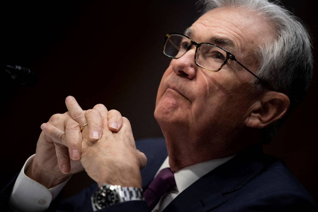 Presidente do Federal Reserve, o Fed, Jerome Powell (Brendan Smialowski/Reuters)