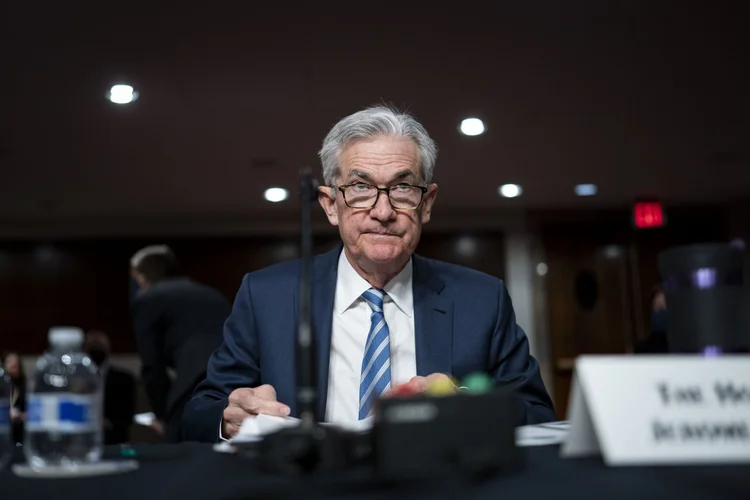 Jerome Powell, presidente do Fed, concederá entrevista coletiva nesta quarta-feira, dia 26, às 16h30 | Foto: Bloomberg (./Bloomberg)