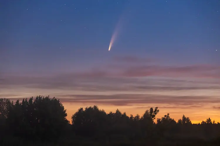 Chuva de meteoros: para enxergar o fenômeno, o Observatório Nacional orienta que o observador esteja em local de baixa poluição luminosa e olhe na direção norte (Getty Images/Getty Images)