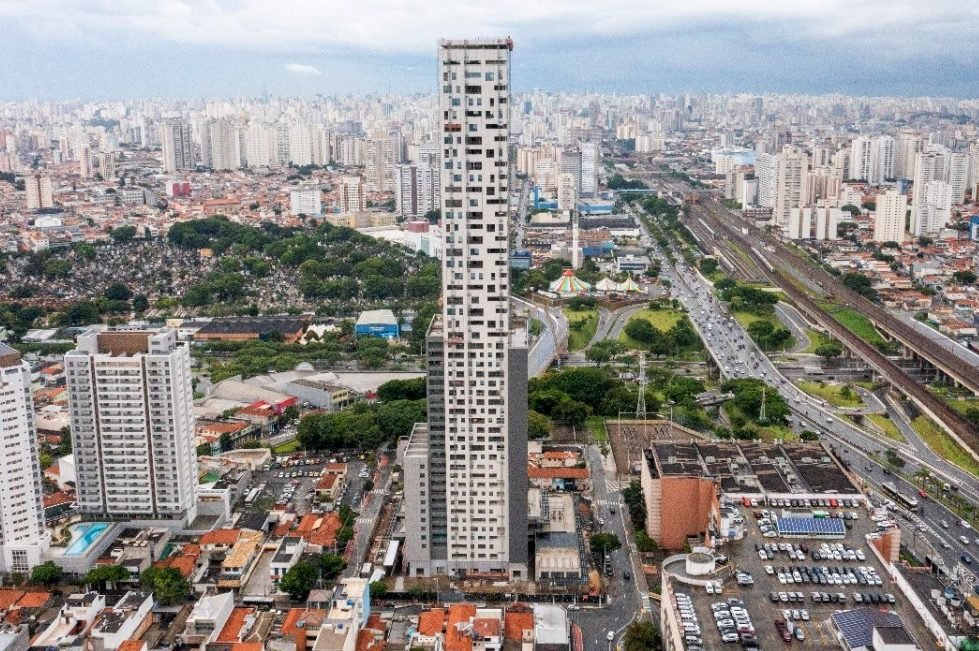 Platina 220, prédio mais alto da cidade de São Paulo (Porte Engenharia/Divulgação)