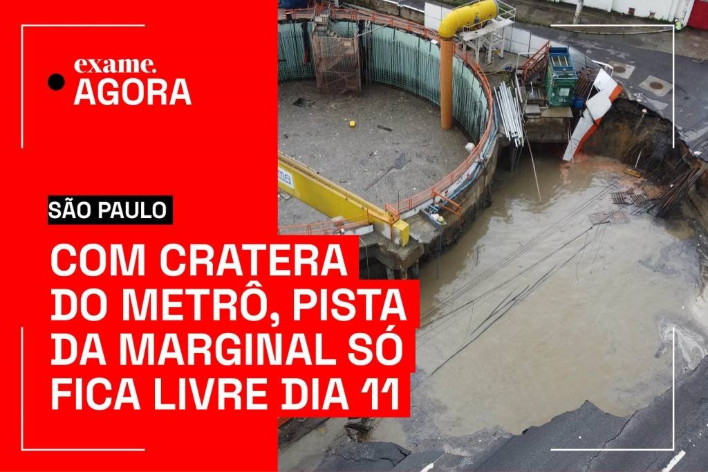 Pista da Marginal Tietê só deve ser liberada dia 11 de fevereiro