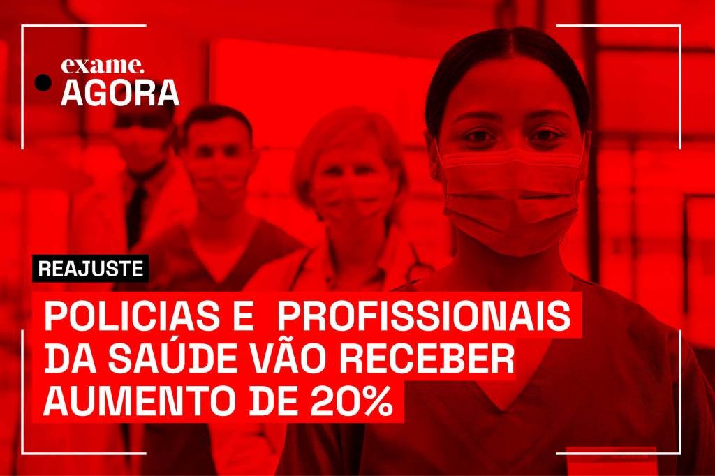 Doria anuncia reajuste de 20% para policias e profissionais da saúde