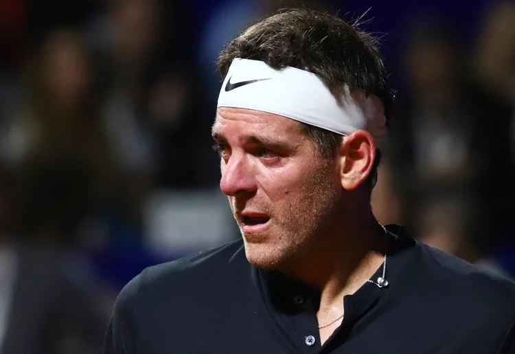Juan Martin Del Potro após derrota no Argentina Open em Buenos Aires. (Matias Baglietto/Reuters)