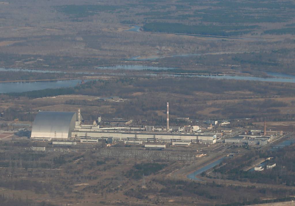 Vista da usina nuclear de Chernobyl
 (Gleb Garanich/Reuters)