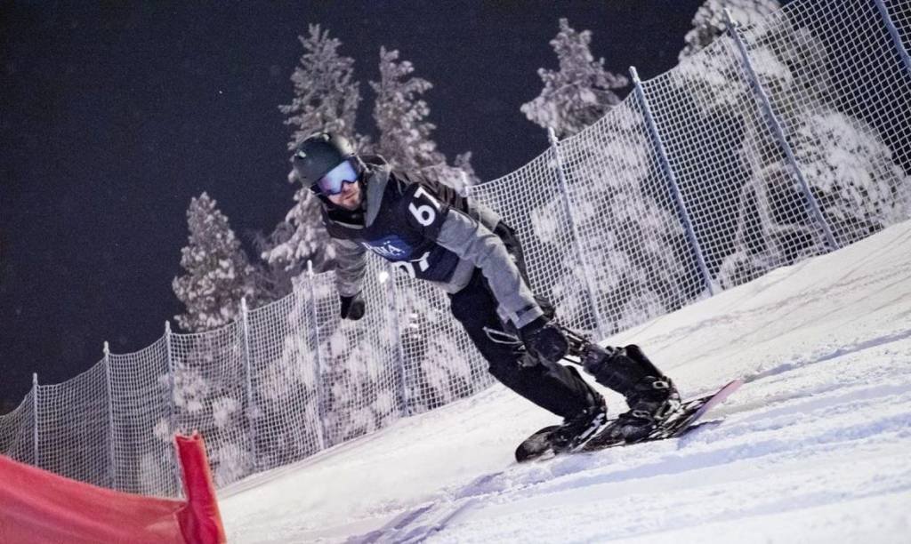 Após perder a perna no snowboard, André Barbieri compete na Olimpíada