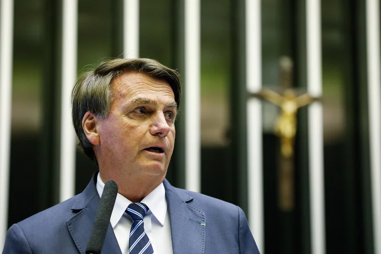 (Brasília - DF, 28/01/2022) Palavras do Presidente da República, Jair Bolsonaro.
Foto: Alan Santos/PR (Alan Santos/PR/Flickr)