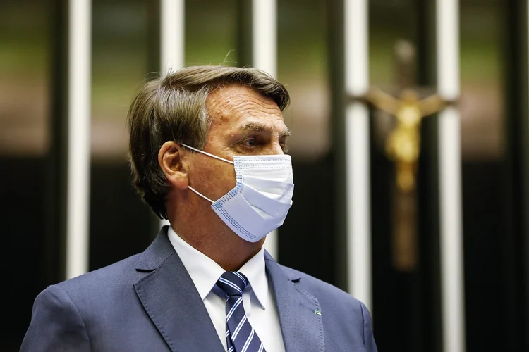 Bolsonaro se recusou a responder a jornalistas, em Moscou, se fez todos os exames de covid-19 solicitados pelo governo russo para entrada no Kremlin (Alan Santos/PR/Flickr)
