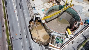 Imagem referente à matéria: Obras do metrô de SP têm histórico de acidentes; relembre os principais casos