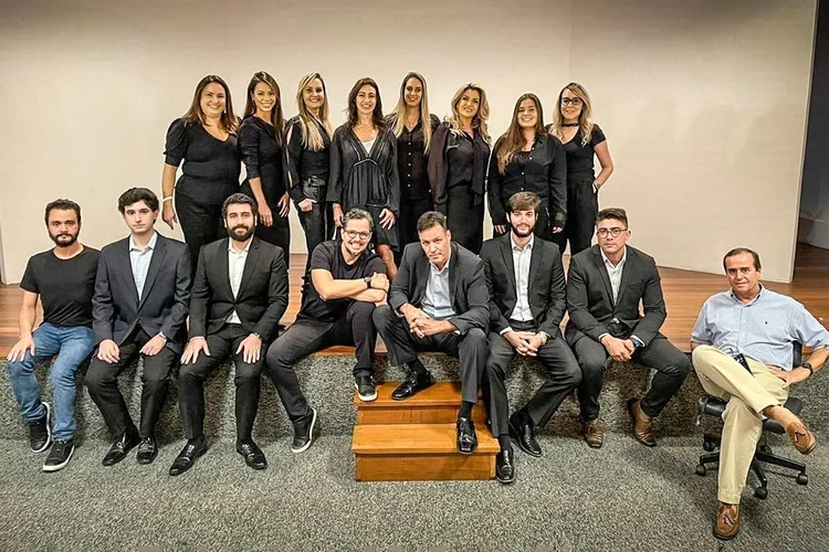 Equipe da BlackBridge: previsão de dobrar o número de funcionários até o final deste ano e aposta num time em que 70% são mulheres (Divulgação/Divulgação)