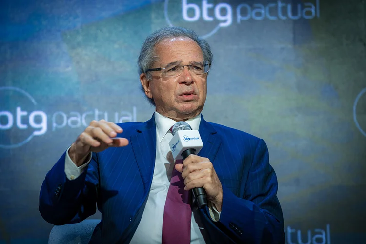 Paulo Guedes: ministro participou do Macro Day em São Paulo nesta quinta-feira (BTG Pactual/Divulgação)