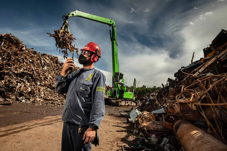 Gerdau, maior recicladora de sucata ferrosa da América Latina: mais de 12 milhões de toneladas de sucata transformadas anualmente (Gerdau/Divulgação)