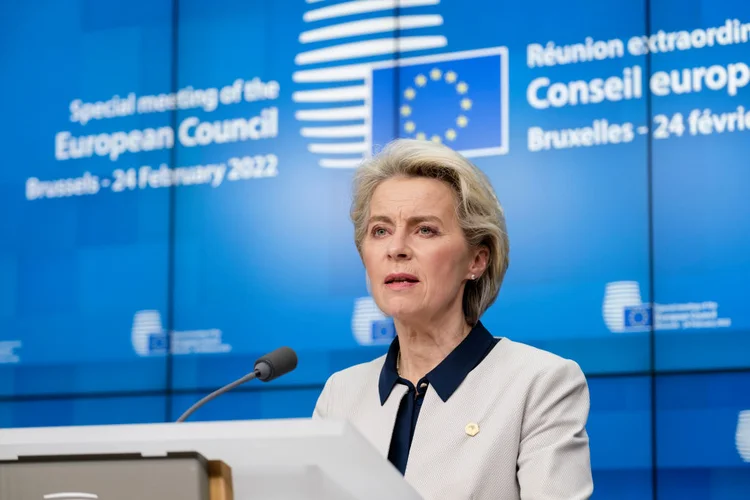 Ursula von der Leyen: medidas respondem à preocupação de vários países membros (Thierry Monasse/Getty Images)