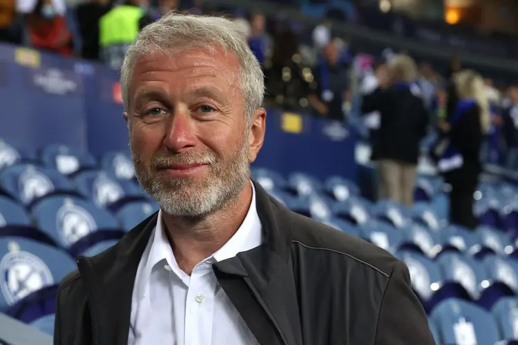 PORTO, PORTUGAL - MAY 29: Roman Abramovich, owner of Chelsea smiles following his team's victory during the UEFA Champions League Final between Manchester City and Chelsea FC at Estadio do Dragao on May 29, 2021 in Porto, Portugal. (Photo by Alexander Hassenstein - UEFA/UEFA via Getty Images) (Alexander Hassenstein - UEFA/UEFA/Getty Images)