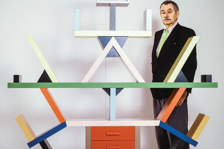 O arquiteto Ettore Sottsass: criação do movimento nos anos 1980 como contraponto ao minimalismo  (Vittoriano Rastelli/Corbis/Getty Images)