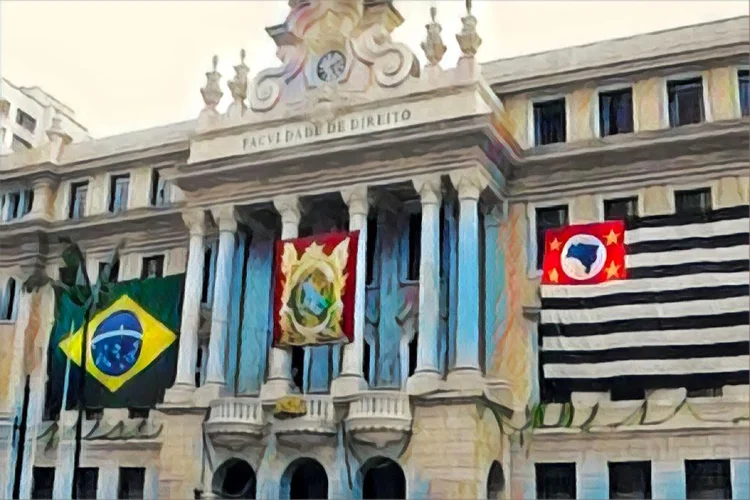 Faculdade de Direito no Largo São Francisco: curso mais antigo do país nessa especialidade (Wikimedia Commons/Wikimedia Commons)