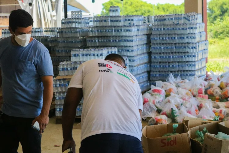 Voluntários do Movimento UniãoBR atuam na Bahia (UniãoBR/Divulgação)