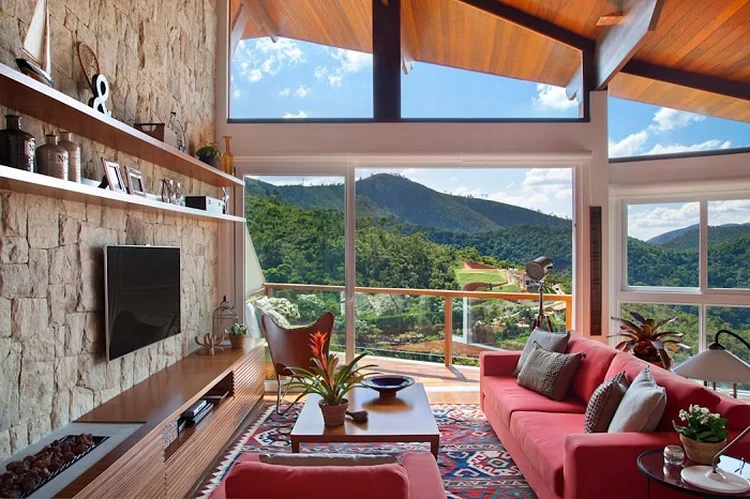 Decoração inspirada na paisagem local. (Viva Decora/Divulgação)