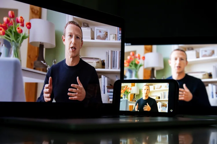 Mark Zuckerberg, fundador e CEO da Meta (Facebook): desafio de recuperar a confiança de investidores | Foto: Michael Nagle/Bloomberg (Michael Nagle/Bloomberg)