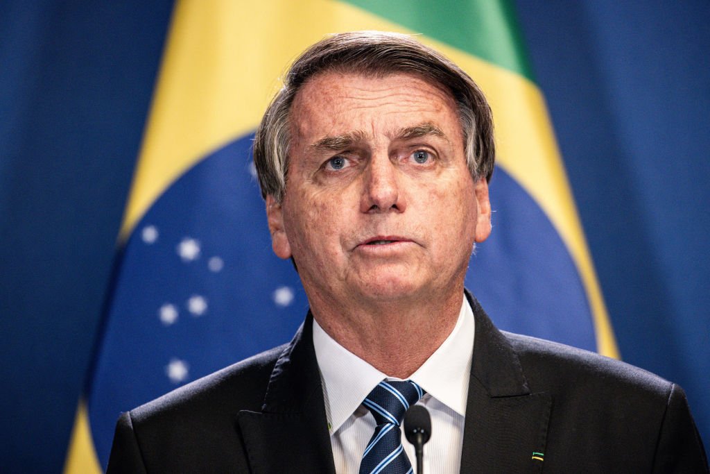 Jair Bolsonaro: O Supremo condenou Daniel Silveira por ameaças e incitação à violência contra ministros da Corte (Akos Stiller/Bloomberg/Getty Images)