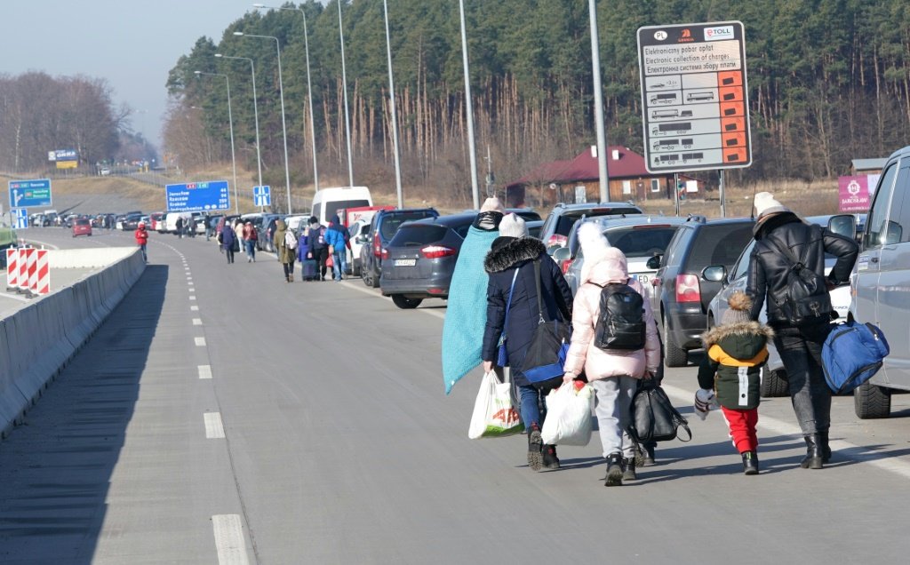 Número de refugiados ucranianos aumentou em 200 mil em 24 horas