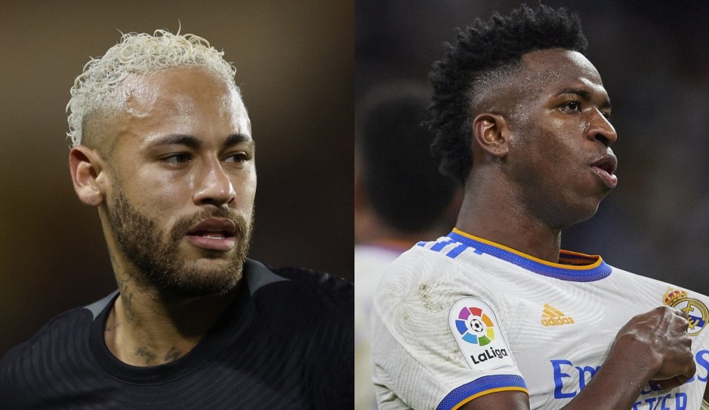 Neymar deve jogar na mesma liga que Vini Jr