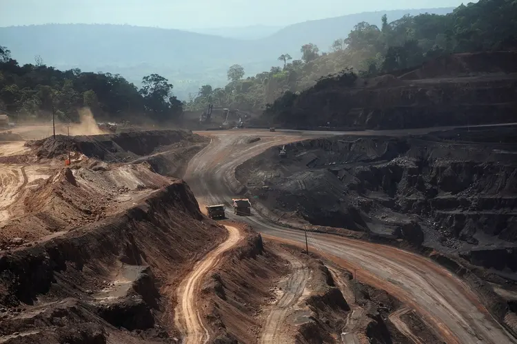Vista da mina de Carajás, da Vale, no Pará (Lunae Parracho/Reuters)