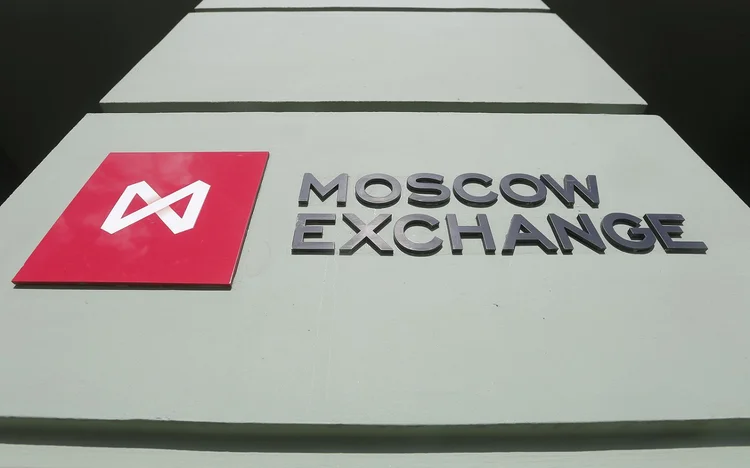 Bolsa de Moscou: a última vez que as ações russas foram negociadas foi em 25 de fevereiro (Maxim Shemetov/Reuters)
