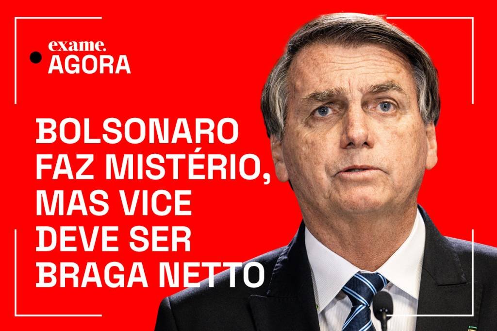 Bolsonaro dá a entender que Braga Netto será candidato a vice