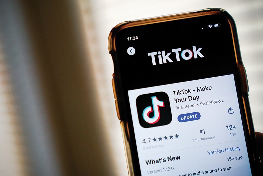 TikTok poderá dominar, em breve, o cenário da mídia social (Drew Angerer/Getty Images)