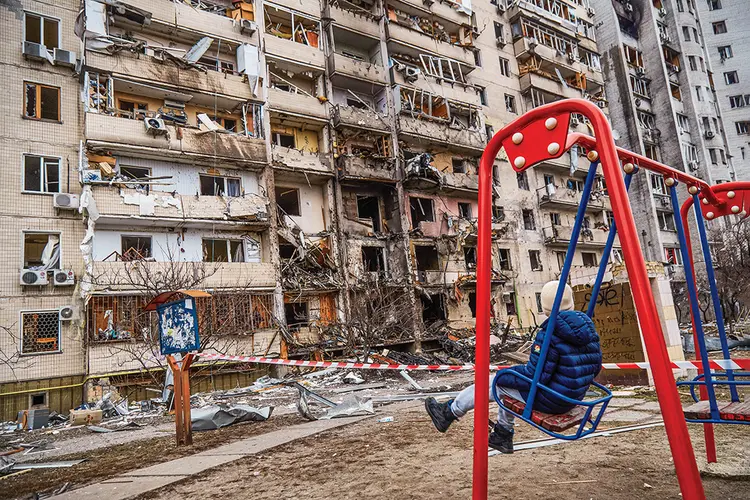 Guerra na Ucrânia: resiliência é qualidade essencial neste ano de 2022 (Pierre Crom/Getty Images)