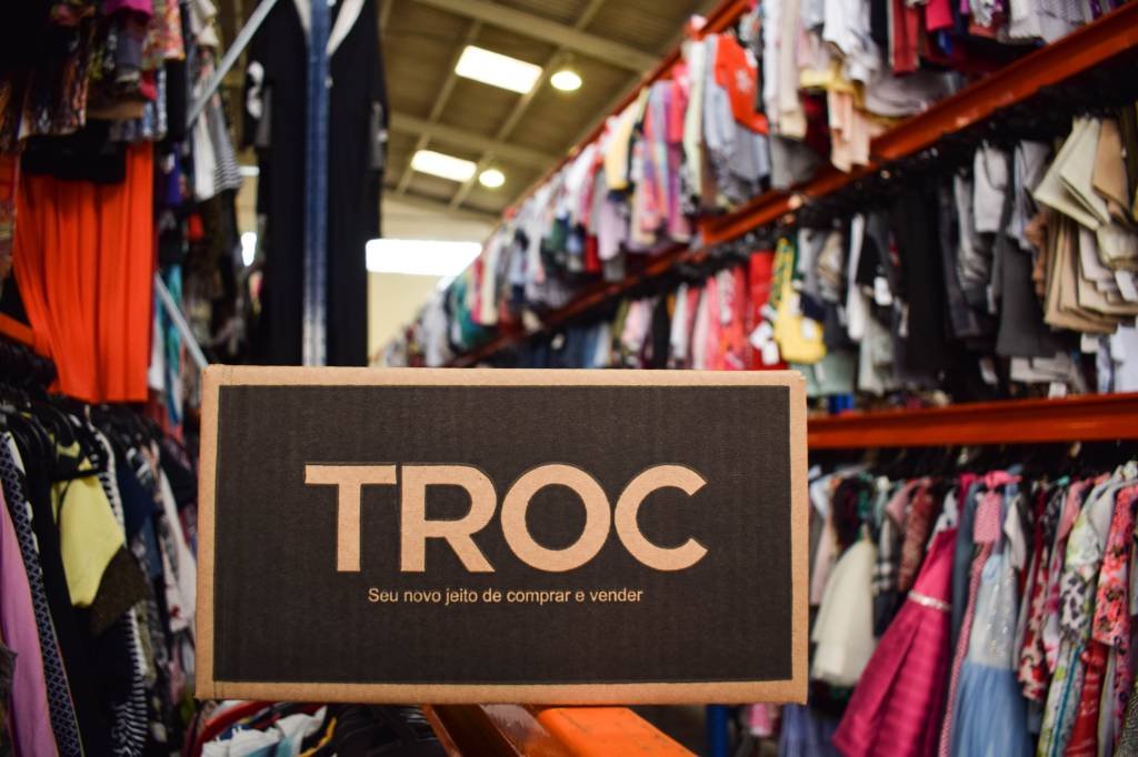 TROC, brechó de roupas usadas, vai vender mais artigos de luxo