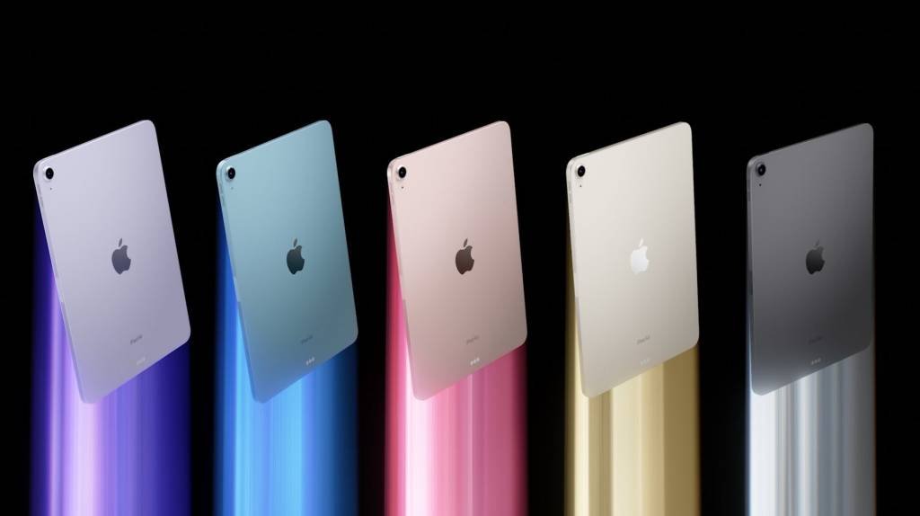 iPad, da Apple: dotado de um processador M1, os iPads mais recentes se tornaram equiparáveis aos notebooks da marca (Apple/Reprodução)