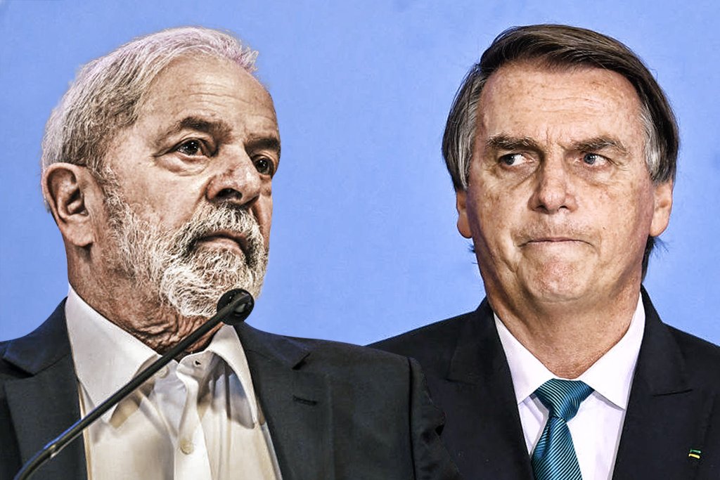 Lula e Bolsonaro: petista tem vantagem em São Paulo. (Foto Lula: Bloomberg / Foto Bolsonaro: Evaristo Sa/Getty Images)