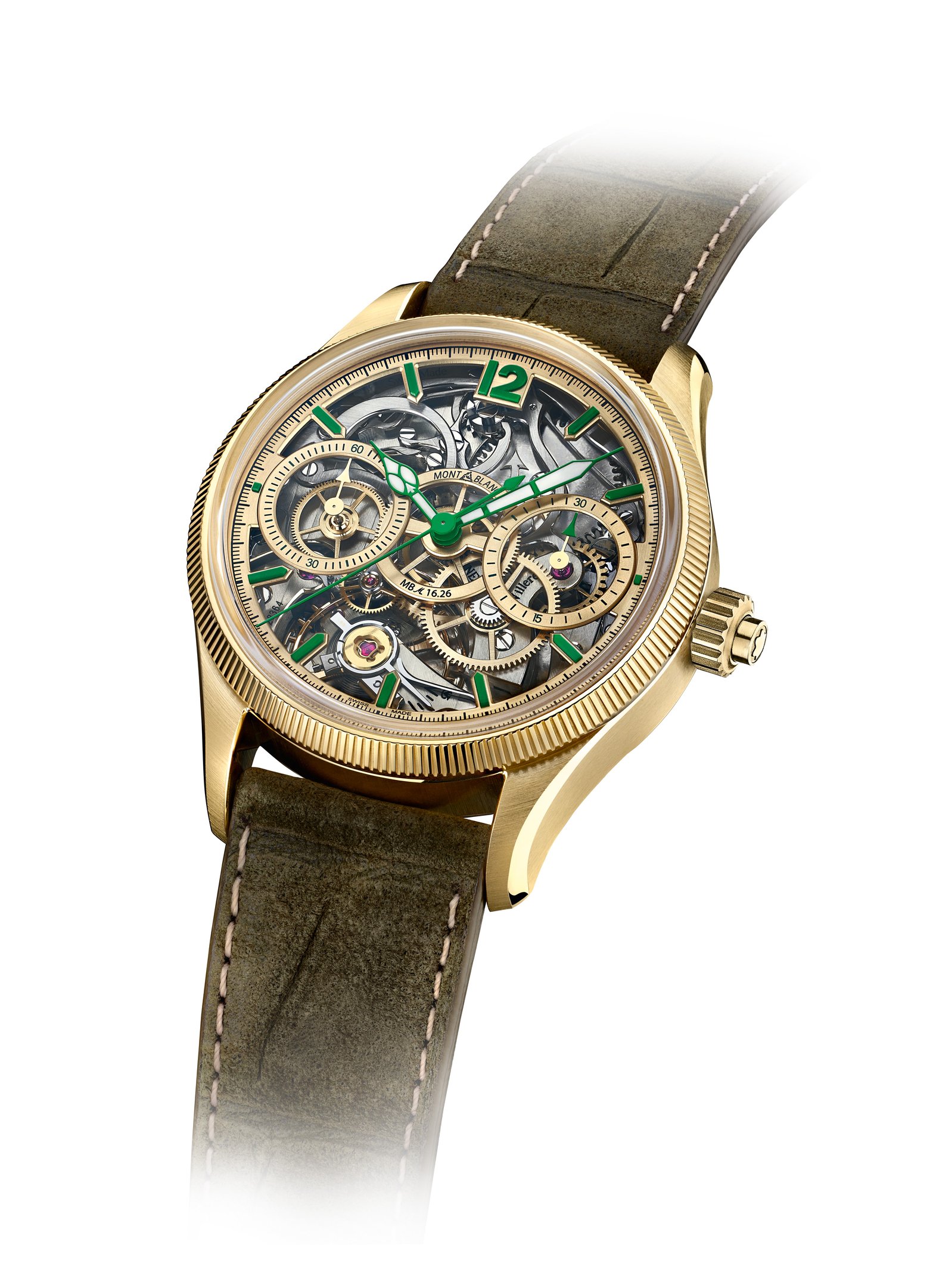 Montblanc 1858 The Unveiled Secret Minerva Monopusher Chronograph 