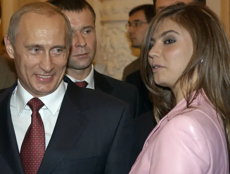 O presidente da Rússia, Vladimir Putin, e sua suposta amante, Alina Kabaeva (Exame/Exame)