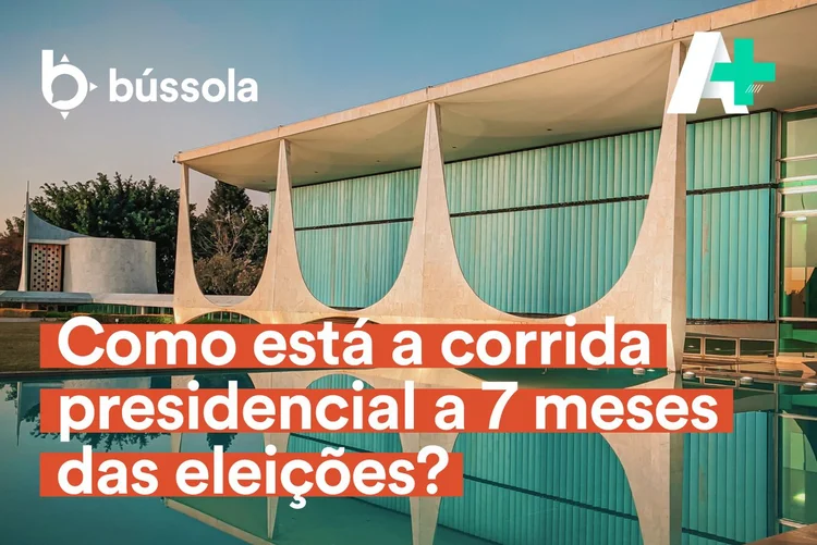 Episódio dá um panorama do cenário eleitoral de 2022 a partir das últimas pesquisas e debate como a pandemia e a guerra na Ucrânia impactam a disputa (Bússola/Divulgação)