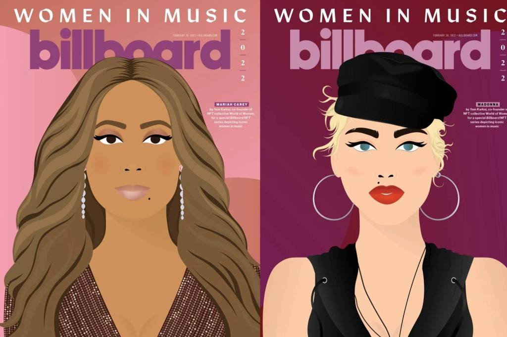 Billboard homenageia mulheres com NFTs de Madonna e artistas famosas