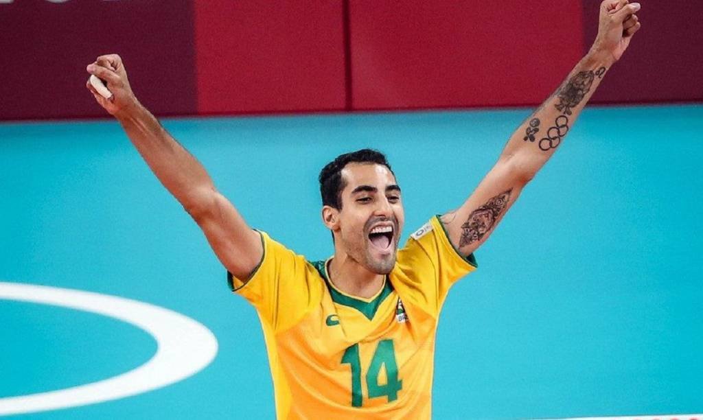 Douglas Souza se aposenta da seleção de vôlei pela saúde mental