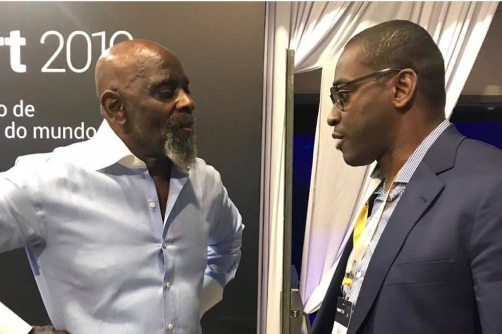 Chris Gardner e Gilvan Bueno Chris Gardner e Gilvan Bueno