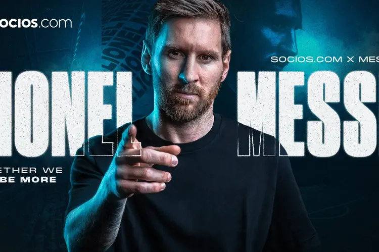 Messi será o novo embaixador da Socios.com (Socios.com/Lionel Messi/Divulgação)