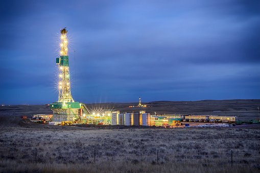 Plataforma de gás natural (Getty Images/Getty Images)