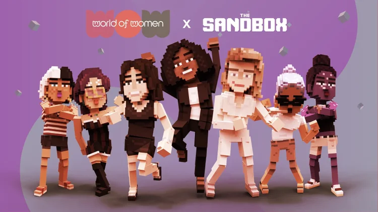 As 10 mil mulheres de World of Women agora estarão no metaverso com The Sandbox (The Sandbox/World of Women/Divulgação)