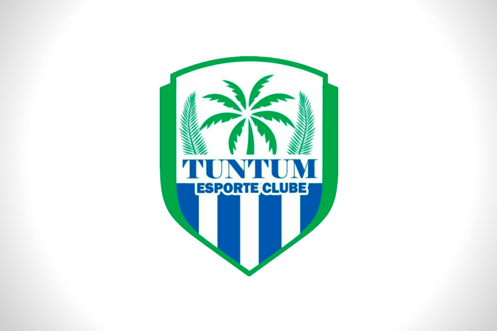Brasão do Tuntum Esporte Clube: desde que começou a ganhar fama, fãs de futebol começaram a relacionar o som emitido pelo site de streaming ("Tundum") com o nome do time e da cidade (Tuntum Esporte Clube/Divulgação)
