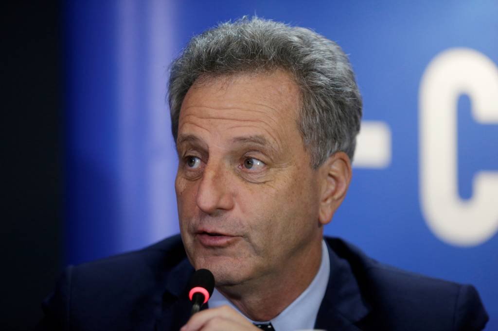Rodolfo Landim, presidente do Flamengo (Jorge Adorno/Reuters)
