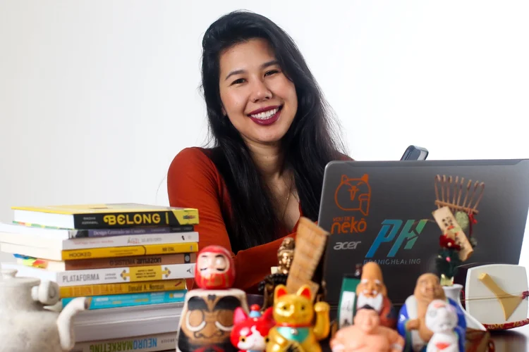Marisol Kiyoko: empreendedora desenvolveu um aplicativo de comida japonesa na pandemia, o Vou de Nekô, um delivery asiático. (Flávio Florido/Sebrae/SP)