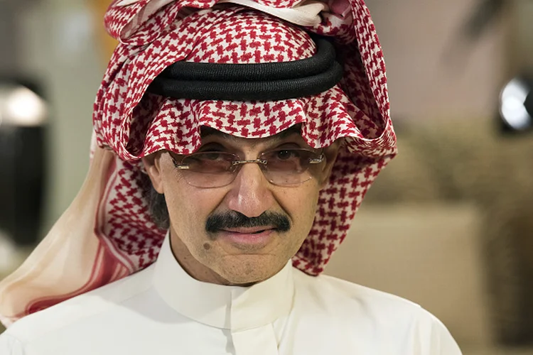 Príncipe saudita Alwaleed Bin Talal: briga com Elon Musk por controle do Twitter (Mohammad Obaidi/Bloomberg via Getty Images/Getty Images)