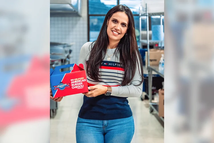 Camila Guerra, fundadora da American Burger: 60 hamburguerias e faturamento de R$ 50 milhões (American Bruger/Divulgação)